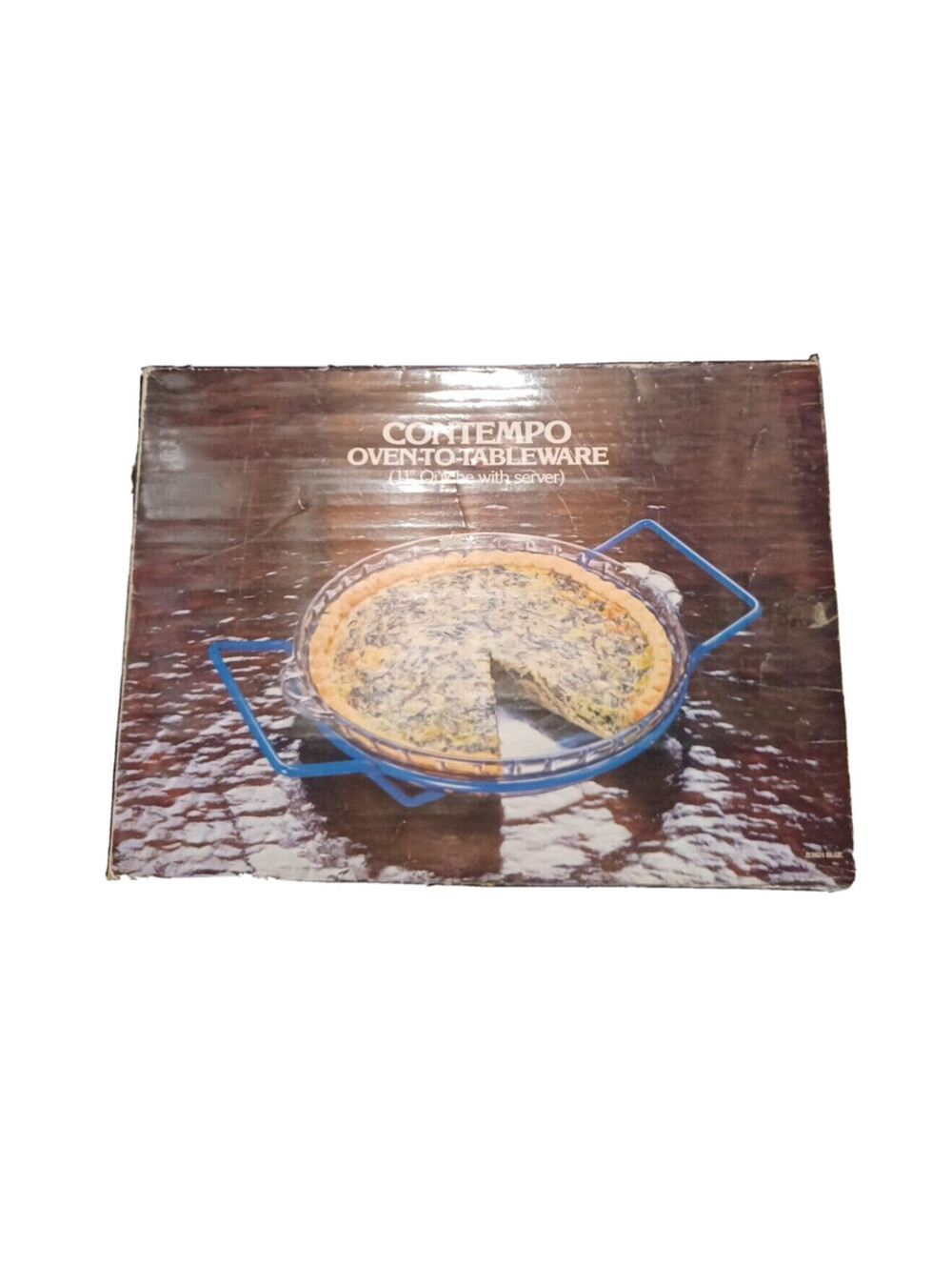 Contempo Oven To Table 11" Quiche' Pan With Server